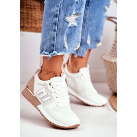 EVE Naisten urheilukengät Beige Golden Maddie Elements 1