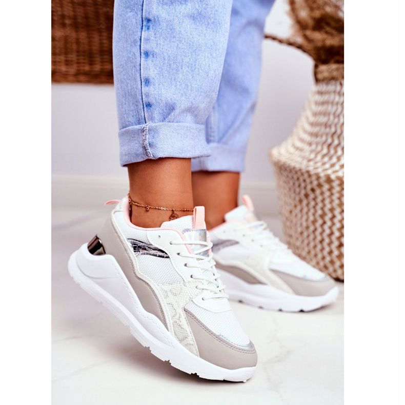 SEA Naisten urheilukengät Tennarit Valkoinen Martina 2