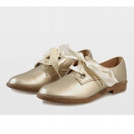 Kultaiset nauhakengät 188-233 kultainen keltainen 1