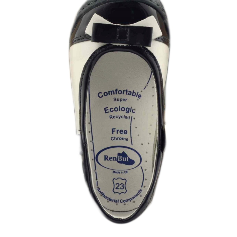 Ballerinat lasten kengät Ren But 1405 tummansininen valkoinen 5