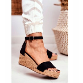 PS1 Naisten sandaalit Wedge Black MarryMe musta 1