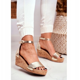 PS1 Naisten sandaalit Wedge Gold MarryMe kultainen 1