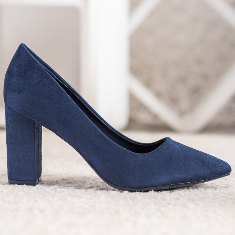 Small Swan Tummansiniset pumput pylväässä sininen 1