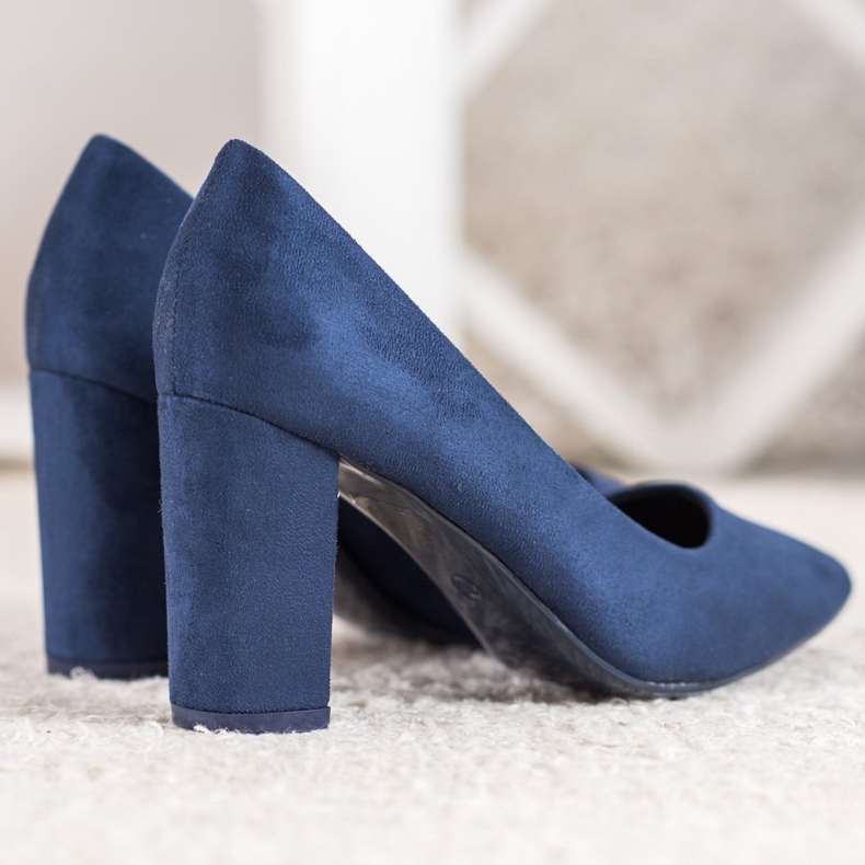 Small Swan Tummansiniset pumput pylväässä sininen 2