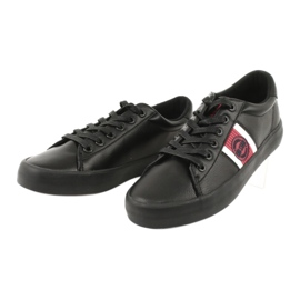 Big Star Naisten lenkkarit Eco-Leather GG174111 mustalla valkoinen 2