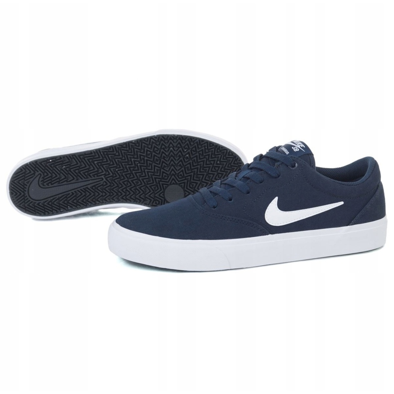Nike Sb Charge Slr M CD6279-400 valkoinen laivastonsininen 1
