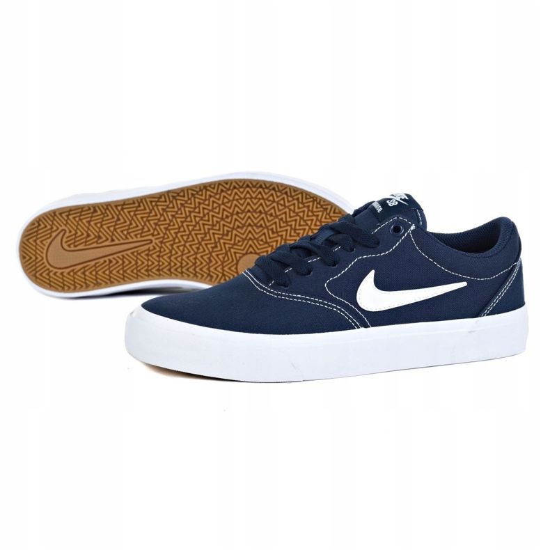 Nike Sb Charge Cnvs Jr CQ0260-400 kengät tummansininen harmaa 1