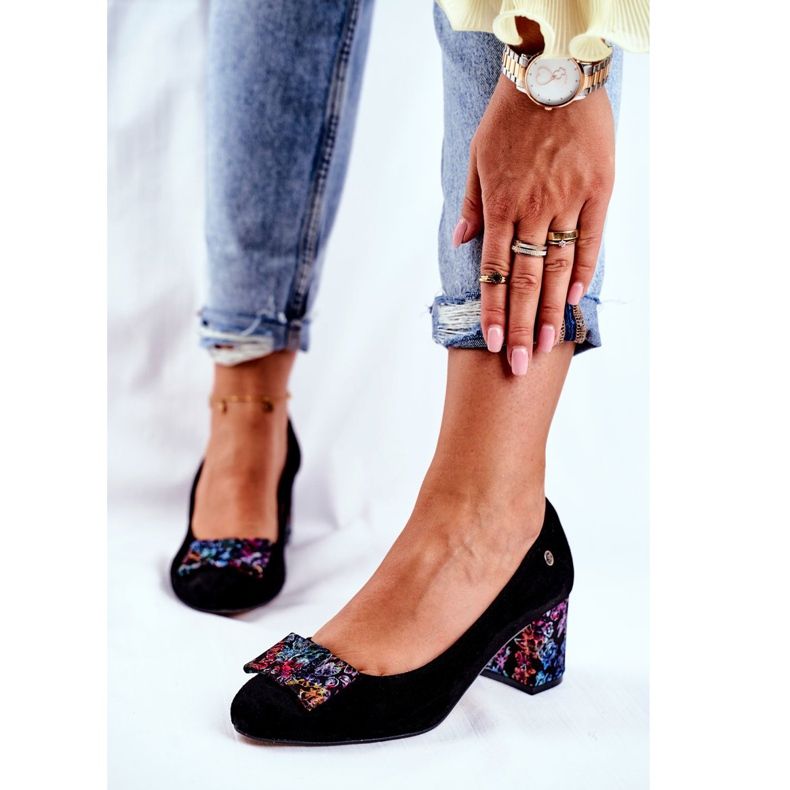 Naisten Avokkaat Maciejka Suede Musta 3356A-62 / 00-1 2