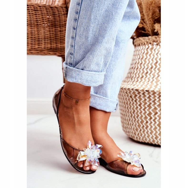 Kumi ballerinat Black Meliski Crystals Clare musta 1