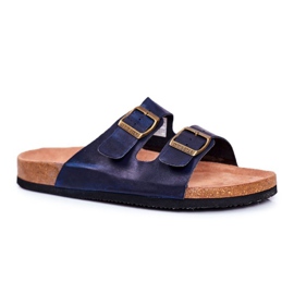 Miesten tossut soljilla Big Star Dark Navy Blue DD174604 tummansininen 1