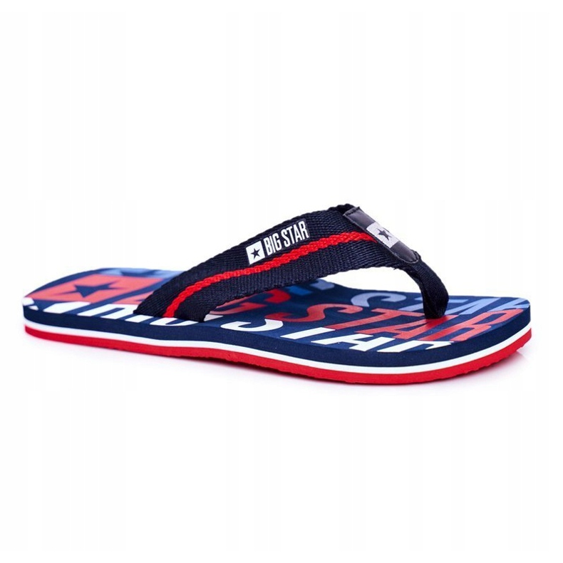 Miesten tossut Varvastossut Big Star Navy Blue DD174659 tummansininen 1