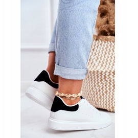 PS1 Naisten urheilukengät, valkoiset ja musta kantapää Milly valkoinen 1