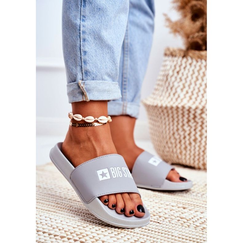 Naisten tossut Big Star Grey GG274042 harmaa 1