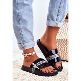 Naisten tossut Big Star lakattu musta GG274007 1