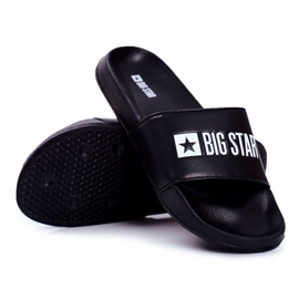 Miesten tossut Big Star Rubber Black Eco Nahka GG174931 musta 1
