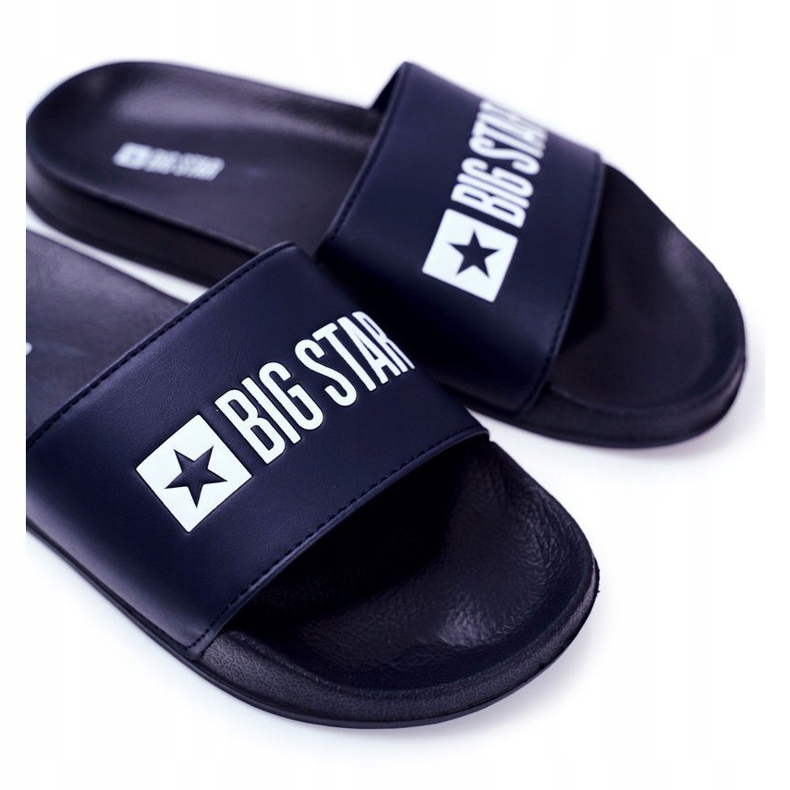 Miesten tohvelit Big Star Rubber Navy Blue GG174931 laivastonsininen 1