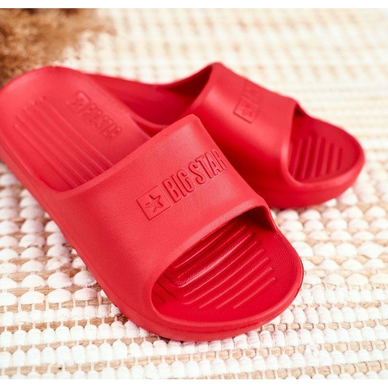 Big Star Lasten ja nuorten suuret tähtipunaiset tossut GG374809 punainen 1