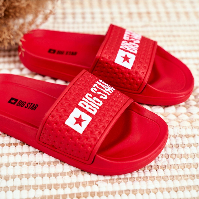 Lasten tohvelit Big Star Red Tikattu GG374801 punainen 2