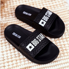 Lasten mustat tohvelit Big Star tikattu GG374800 1