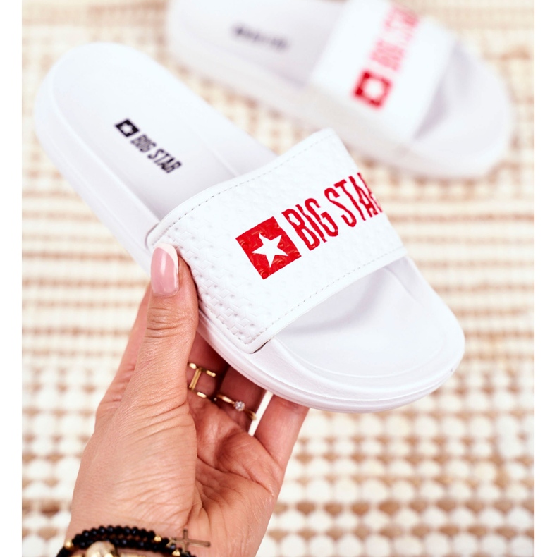 Lasten tohvelit Big Star Valkoinen tikattu GG374803 2