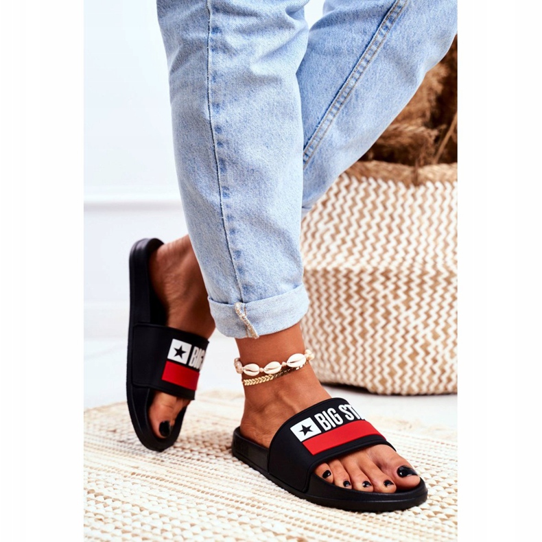 Naisten tossut Big Star Classic Black GG274A045 musta 2