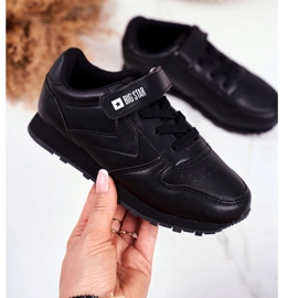 Urheilu Lasten kengät Big Star Velcro Musta GG374059 2