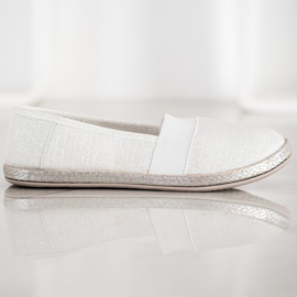 SHELOVET Tyylikkäät Slip-On lenkkarit valkoinen 2