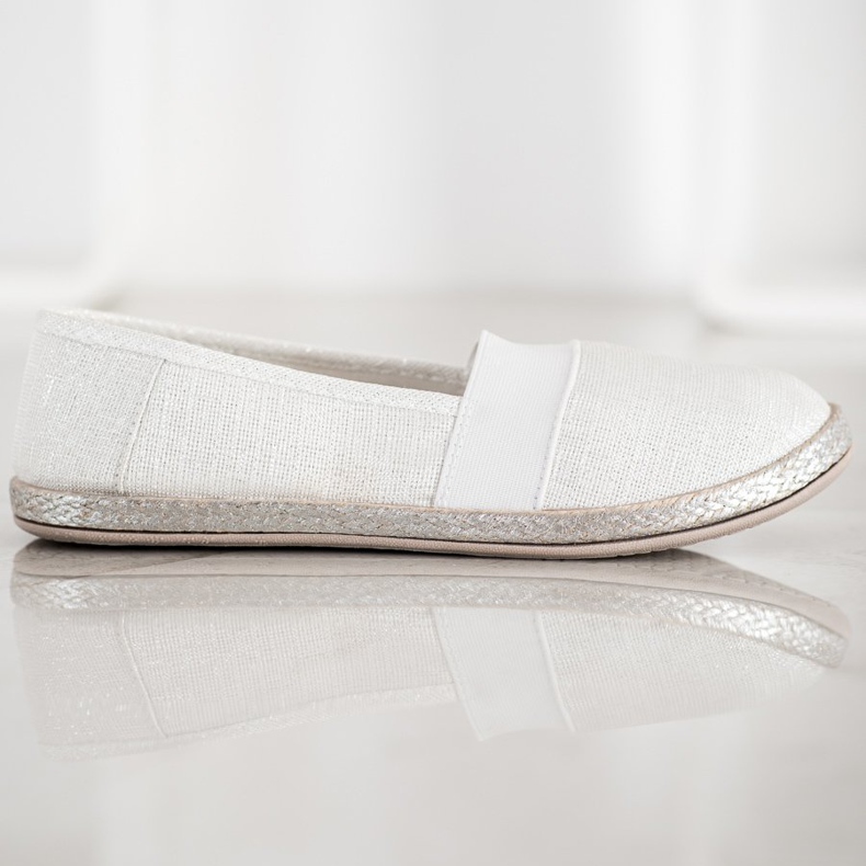 SHELOVET Tyylikkäät Slip-On lenkkarit valkoinen 2