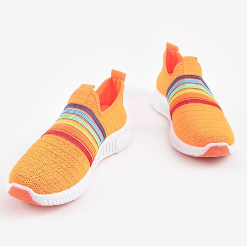 Neon-oranssi BS30-liukuva urheilukengät monivärinen 2