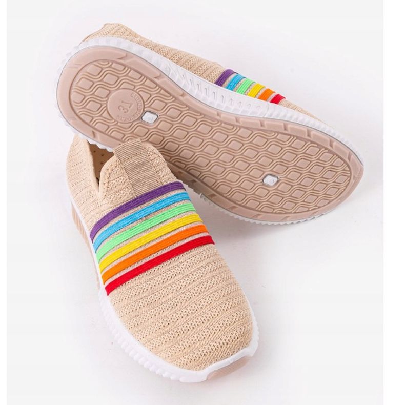 Beige urheilukengät BS30 ruskea monivärinen 2