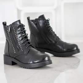 J. Star Lämpimät työntekijät tekojalokivillä musta 2