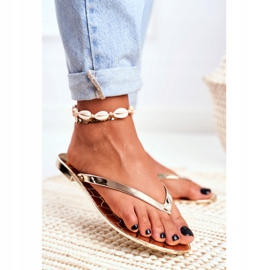 Lu Boo Metalliset varvastossut Kulta Eltoro Ii gat. kultainen 2