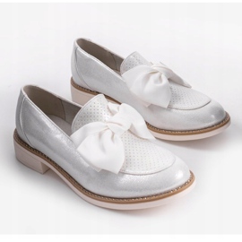 Mustat kengät, joissa on RS-WED2-jousi hopea harmaa 2