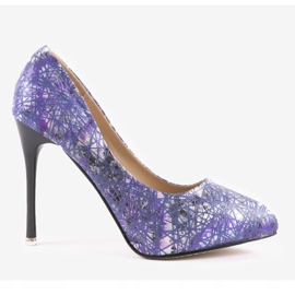 Violetit kukkatapit 0116-4 violetti monivärinen 1