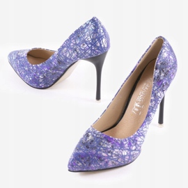 Violetit kukkatapit 0116-4 violetti monivärinen 2