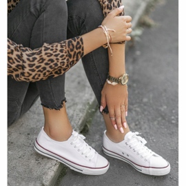 Valkoiset klassiset naisten TH68-1 lenkkarit valkoinen 1