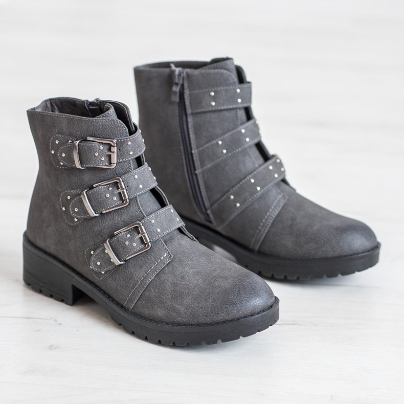 J. Star Harmaita työntekijöitä lukkoilla harmaa 1