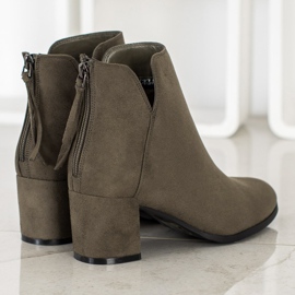 VINCEZA vetoketjusaappaat monivärinen vihreä 1