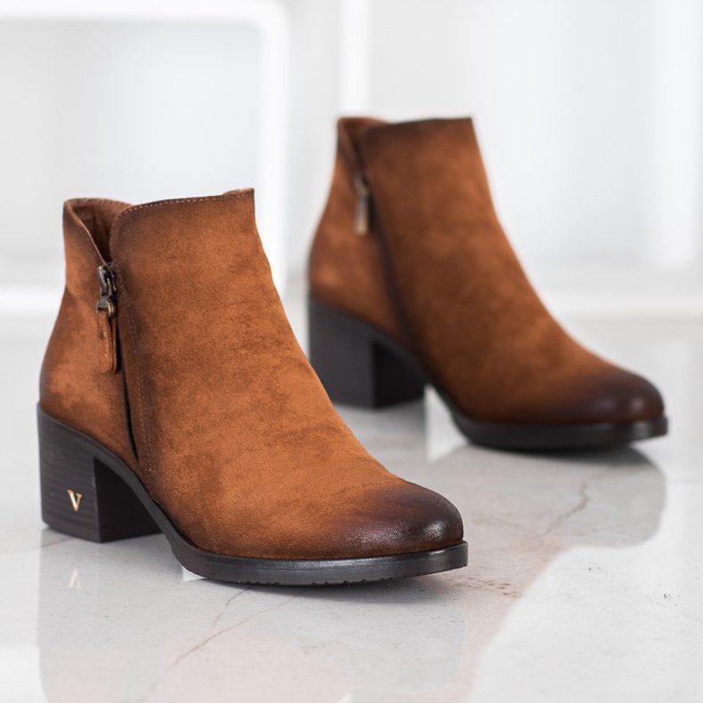 VINCEZA mokkanahkakengät ruskea 1