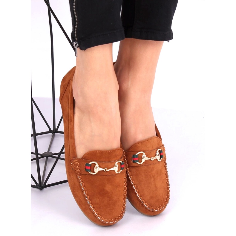 Naisten loafers kameli CH-1M16 Camel ruskea 1