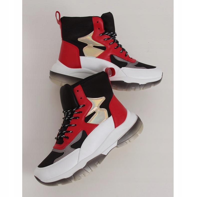 Korkeakorkoiset lenkkarit 2000-C05 Musta monivärinen 1