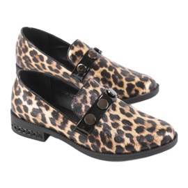 Ruskeat naisten kengät C18-6257 musta 1