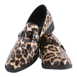 Ruskeat naisten kengät C18-6257 musta 2