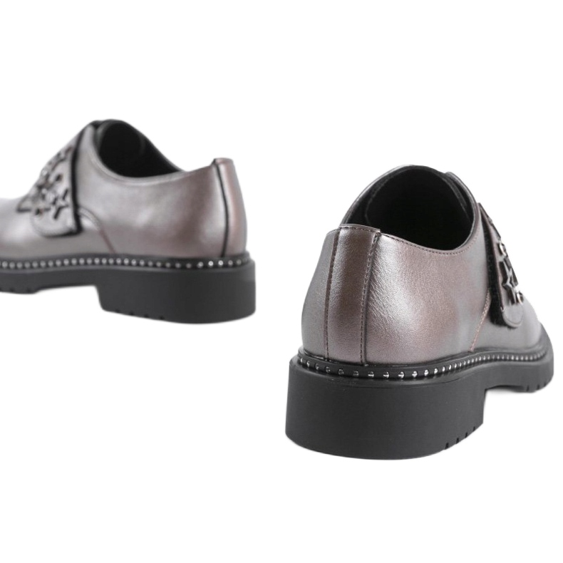 Harmaat naisten kengät C18-6391 2