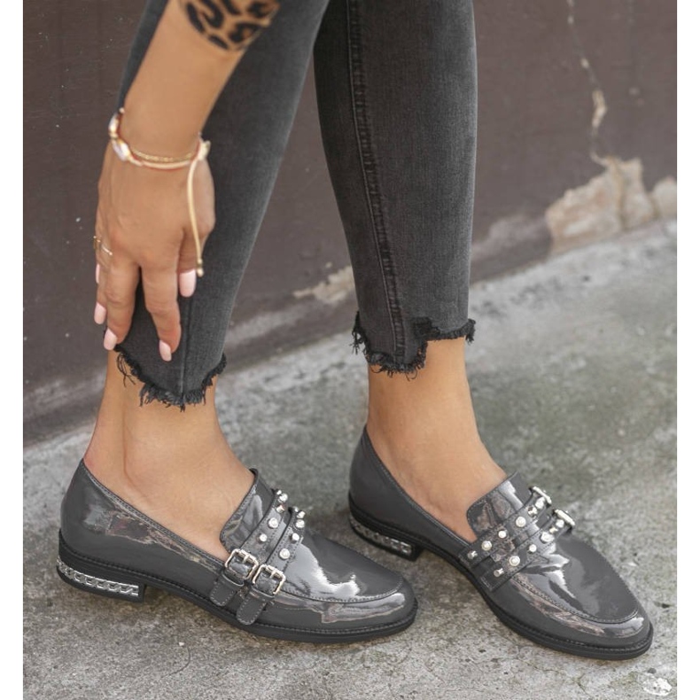 Harmaat naisten kengät C18-6252-2 1