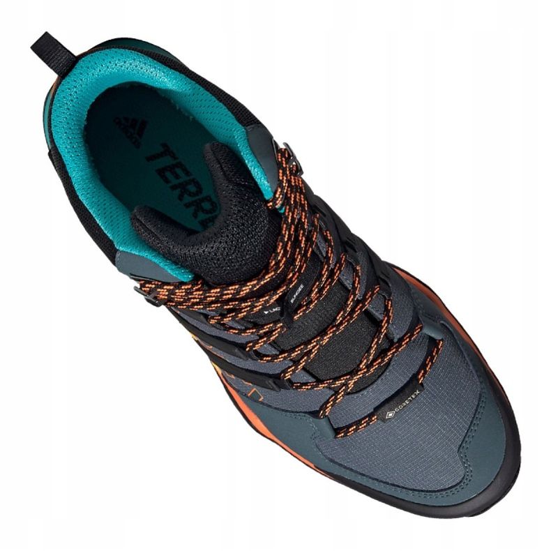 Adidas Terrex Swift R2 Mid Gtx M FV6840 kengät tummansininen sininen vihreä 1
