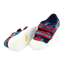 Befado lasten kengät 907P114 punainen laivastonsininen sininen monivärinen 4