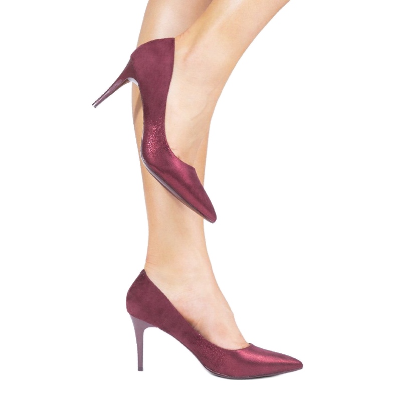 Vaaleanpunaiset klassiset DD50P-ekologiset mokkanahkakengät punainen 1