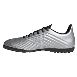 Adidas Predator 19.4 Tf M F35634 jalkapallokengät hopea 1