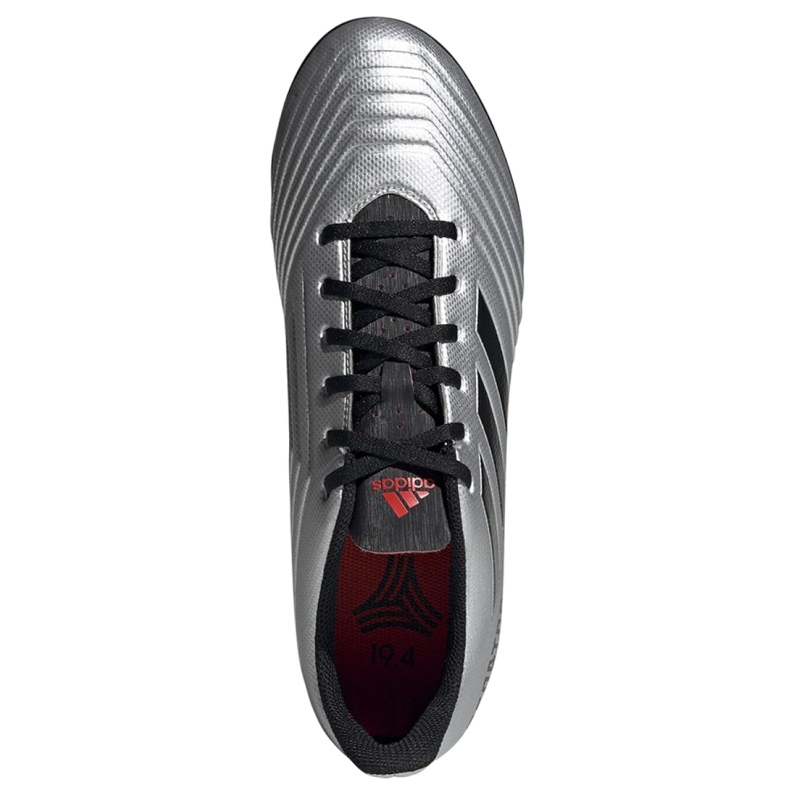 Adidas Predator 19.4 Tf M F35634 jalkapallokengät hopea 2